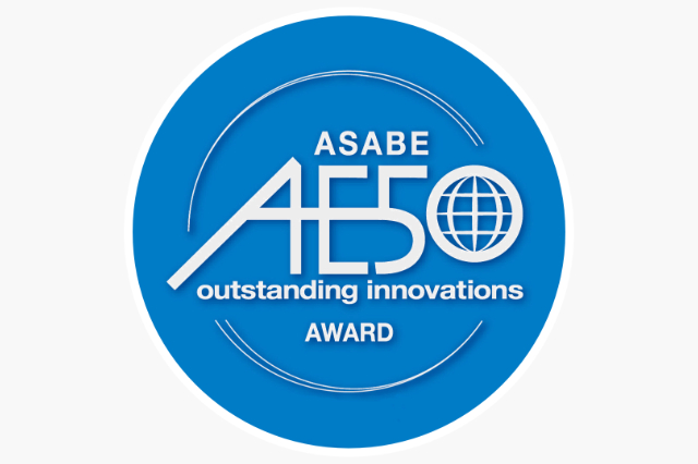 Award Logo for ASABE 2021 AE50